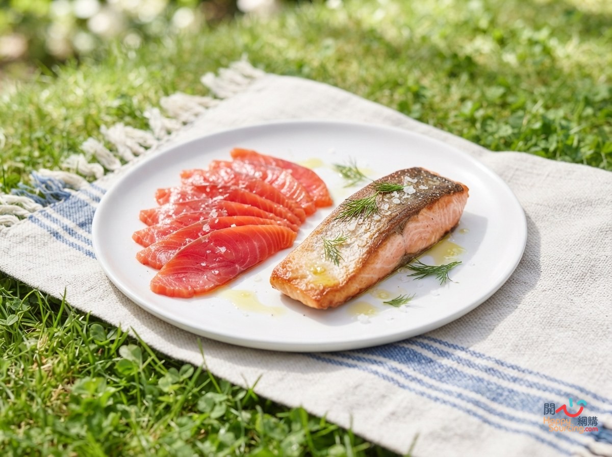 野生紅三文魚柳 · 兩食 效果圖