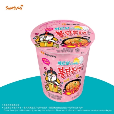 辣雞卡邦尼味撈麵 (杯)