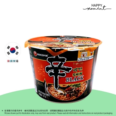 農心 黑版辛辣大碗麵  N394